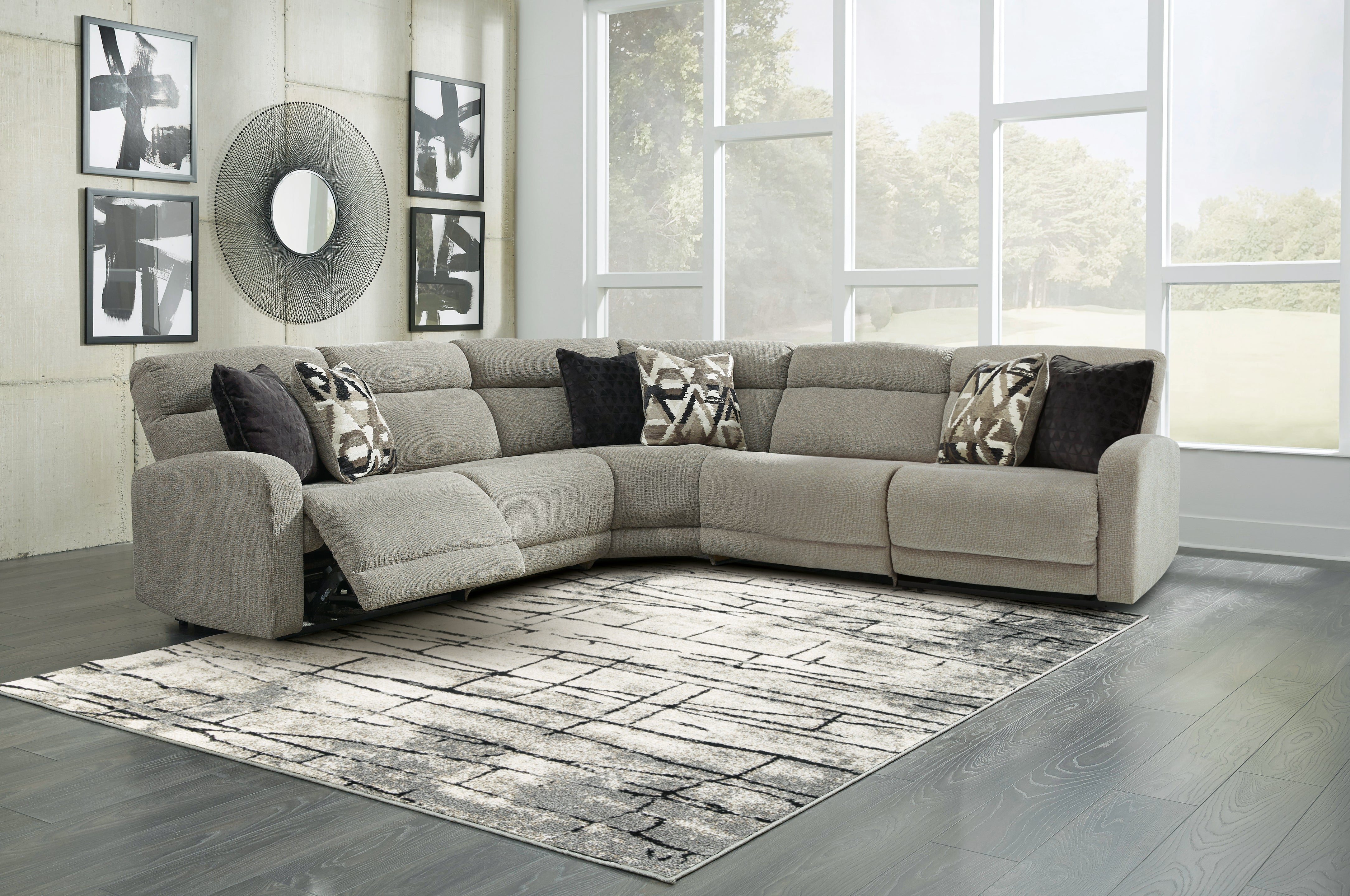 J&M Furniture - Ashley Furniture - Colleyville 5-Piece Power Reclining Sectional - 5-Piece Power Reclining Sectional - 54405S7