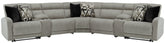J&M Furniture - Ashley Furniture - Colleyville 7-Piece Power Reclining Sectional - 7-Piece Power Reclining Sectional - 54405S10
