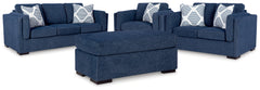 J&M Furniture - Ashley Furniture - Evansley Sofa, Loveseat, Oversized Chair and Ottoman - Sofa, Loveseat, Oversized Chair and Ottoman - 54502U3