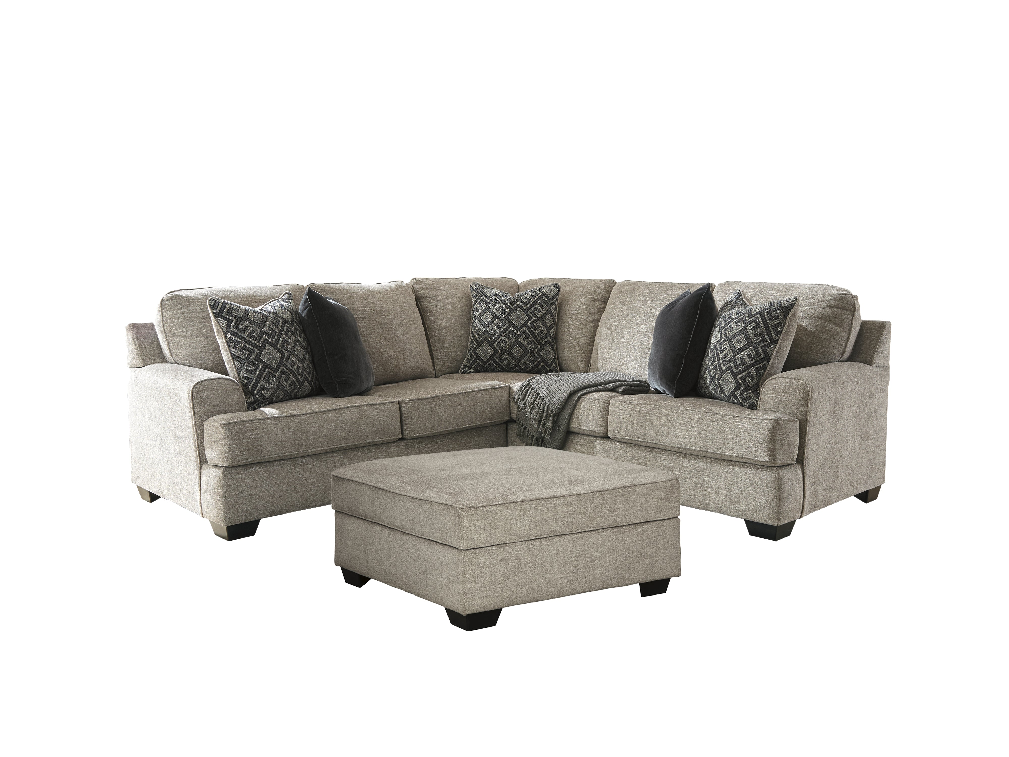 J&M Furniture - Ashley Furniture - Bovarian 2-Piece Sectional with Ottoman - 2-Piece Sectional with Ottoman - 56103U1
