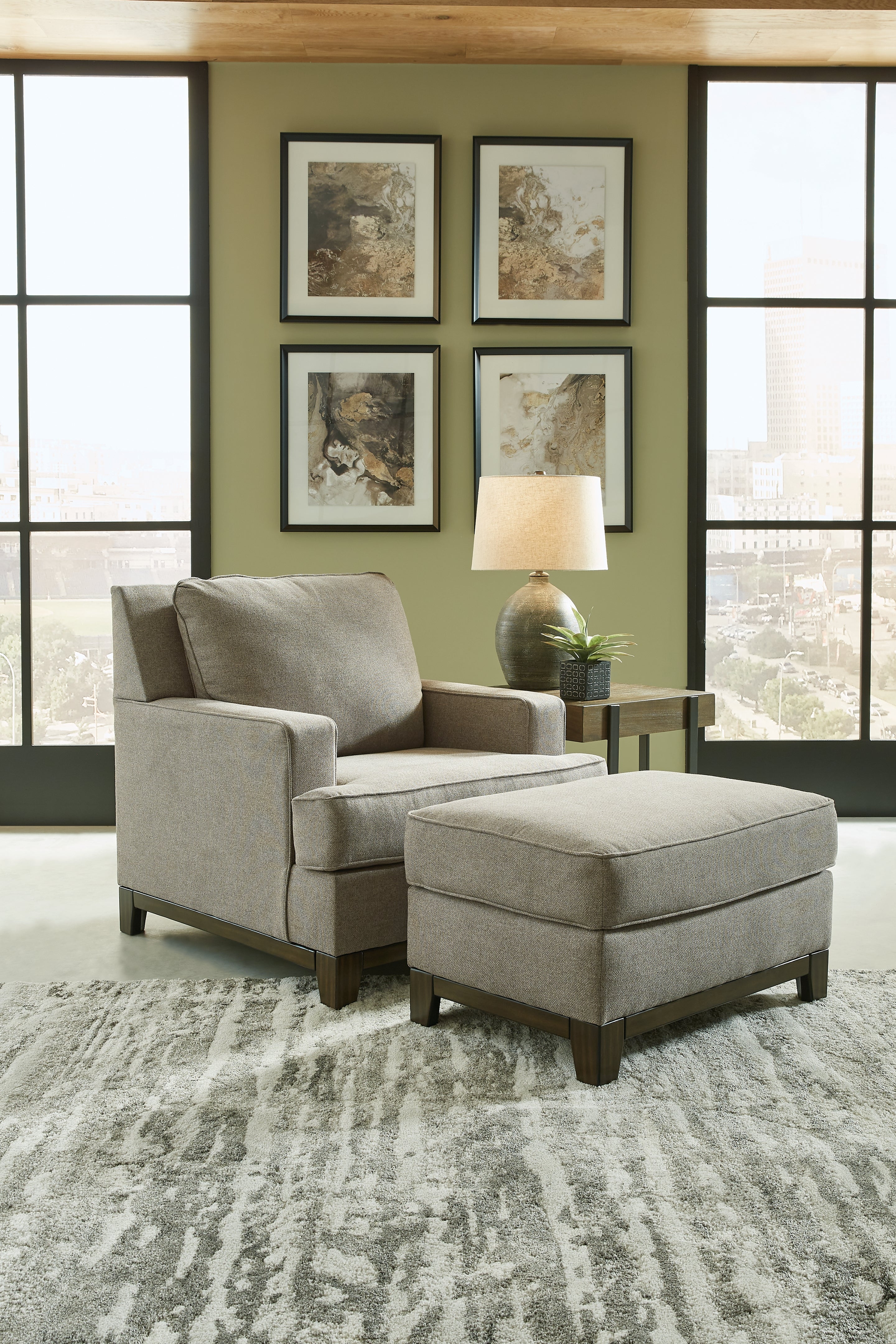 J&M Furniture - Ashley Furniture - Kaywood Chair and Ottoman - Chair and Ottoman - 56303U2