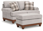 J&M Furniture - Ashley Furniture - Clearbrooke Loveseat and Ottoman - Loveseat and Ottoman - PC56803U1