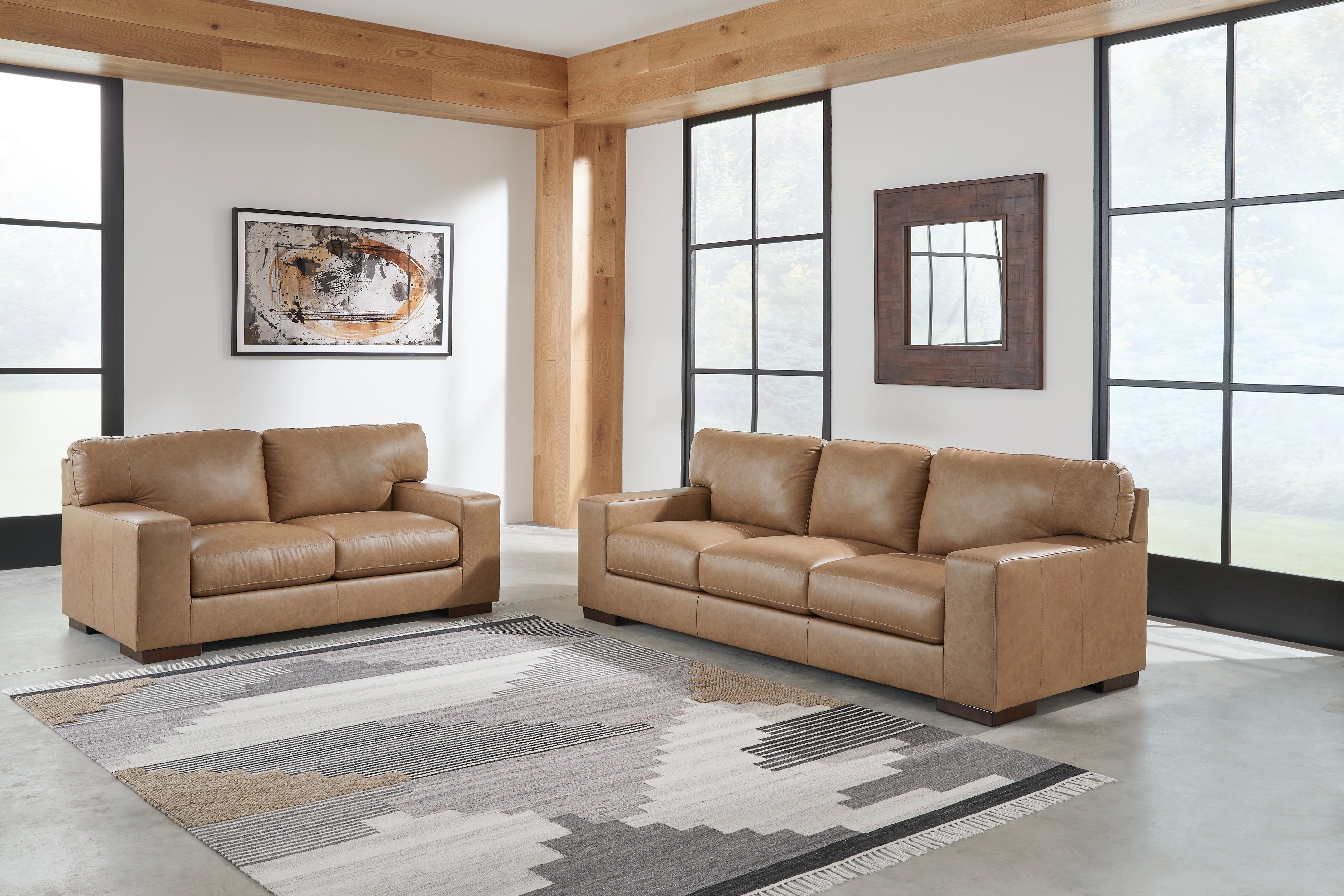 J&M Furniture - Ashley Furniture - Lombardia Sofa and Loveseat - Sofa and Loveseat - 57302U1