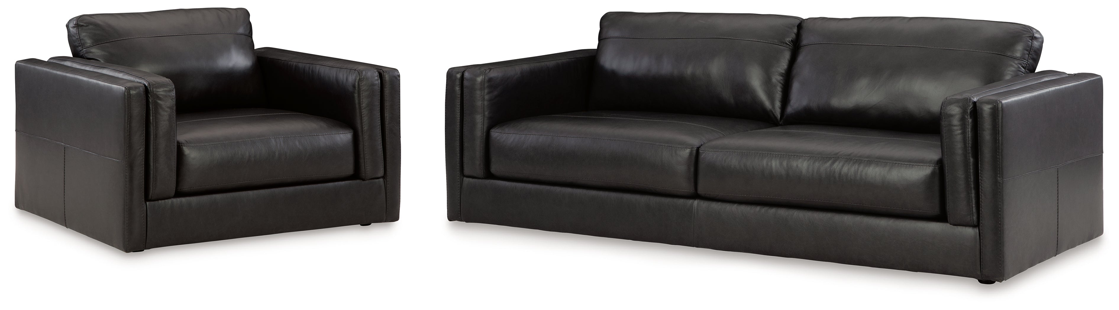 J&M Furniture - Ashley Furniture - Amiata Sofa and Oversized Chair - Sofa and Oversized Chair - 57405U2