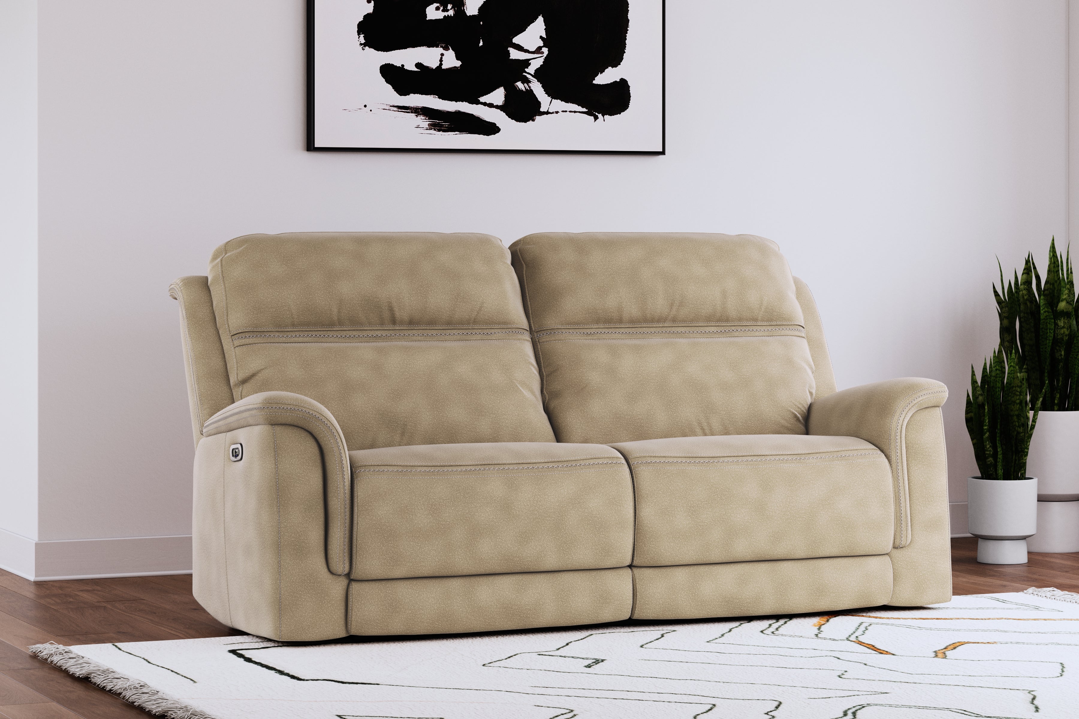 J&M Furniture - Ashley Furniture - Next-Gen DuraPella Power Reclining Sofa - 2 Seat PWR REC Sofa ADJ HDREST - 5930247