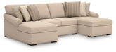 J&M Furniture - Ashley Furniture - LadyMae 3-Piece Sectional with Chaise - RAF 3-Piece Sectional with Chaise - 59404S5