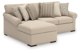 J&M Furniture - Ashley Furniture - LadyMae 2-Piece Sectional with Chaise - RAF 2-Piece Sectional with Chaise - 59404S6