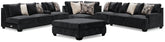 J&M Furniture - Ashley Furniture - Lavernett 5-Piece Sectional and Ottoman - 5-Piece Sectional and Ottoman - 59603U2