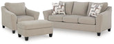J&M Furniture - Ashley Furniture - Willarae Sofa, Oversized Chair and Ottoman - Sofa, Oversized Chair and Ottoman - 59803U2