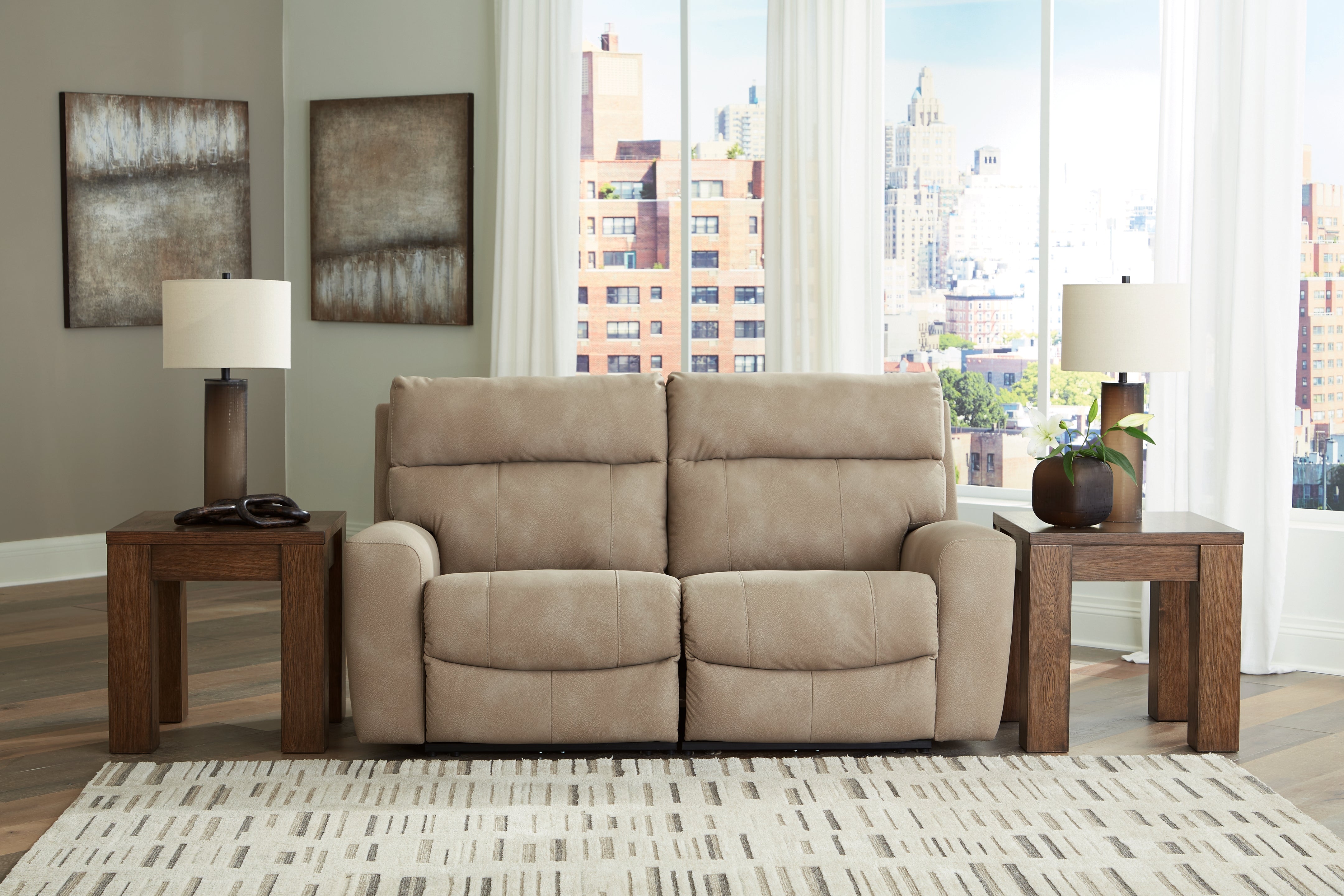 J&M Furniture - Ashley Furniture - Next-Gen DuraPella 2-Piece Power Reclining Sectional Loveseat - 2-Piece Power Reclining Sectional Loveseat - 61004S1