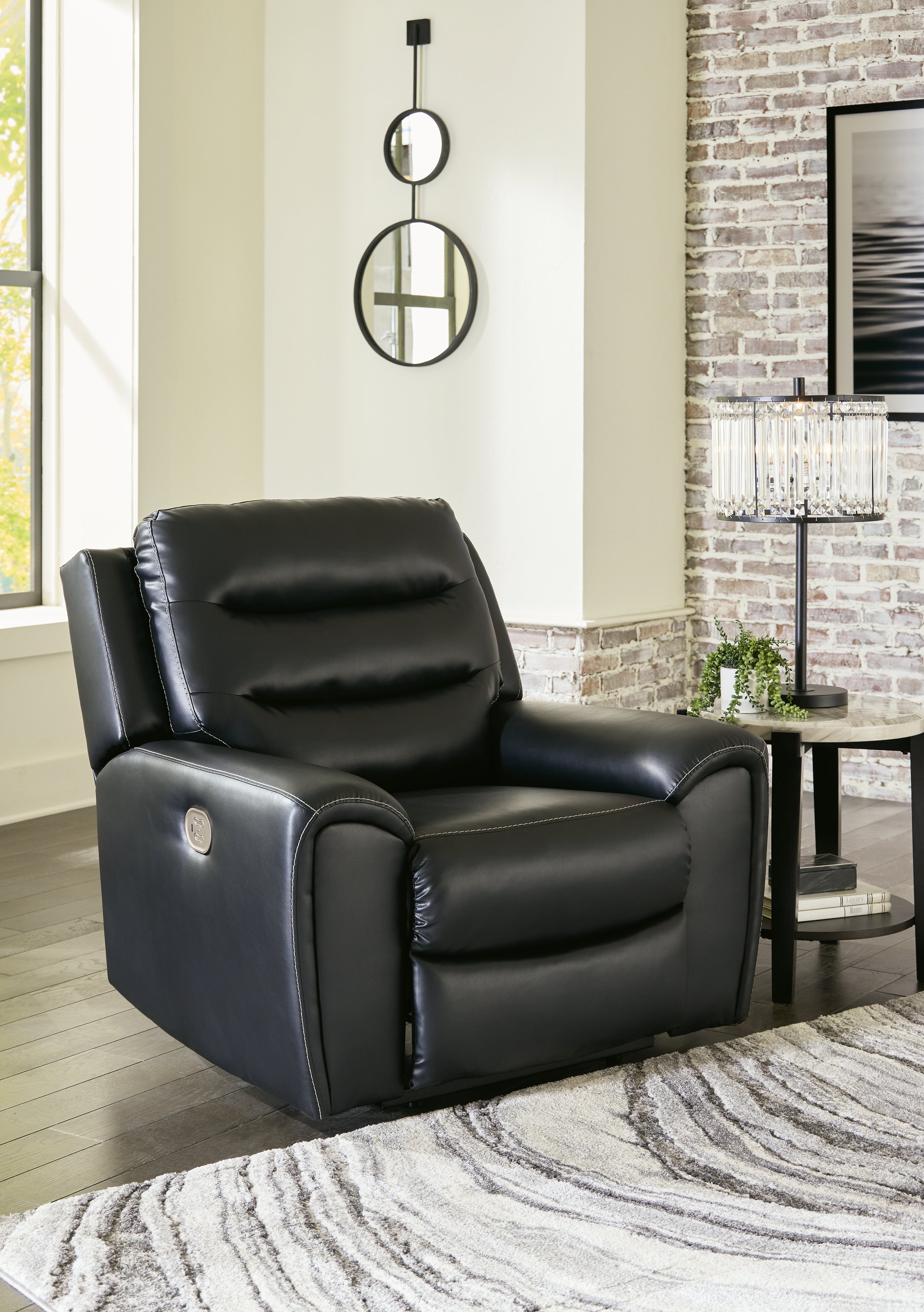 J&M Furniture - Ashley Furniture - Warlin Power Recliner - PWR Recliner/ADJ Headrest - 6110513
