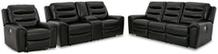 J&M Furniture - Ashley Furniture - Warlin Power Reclining Sofa, Loveseat and Recliner - Power Reclining Sofa, Loveseat and Recliner - 61105U2