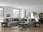 J&M Furniture - Ashley Furniture - Bealton 5-Piece Sectional with Chaise - RAF 5-Piece Sectional with Chaise - 61305S8