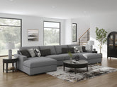 J&M Furniture - Ashley Furniture - Bealton 4-Piece Sectional with Double Chaise - RAF 4-Piece Sectional with Double Chaise - 61305S9