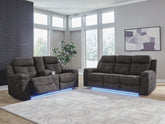 J&M Furniture - Ashley Furniture - Brysonview Reclining Sofa and Loveseat - Reclining Sofa and Loveseat - 63605U1