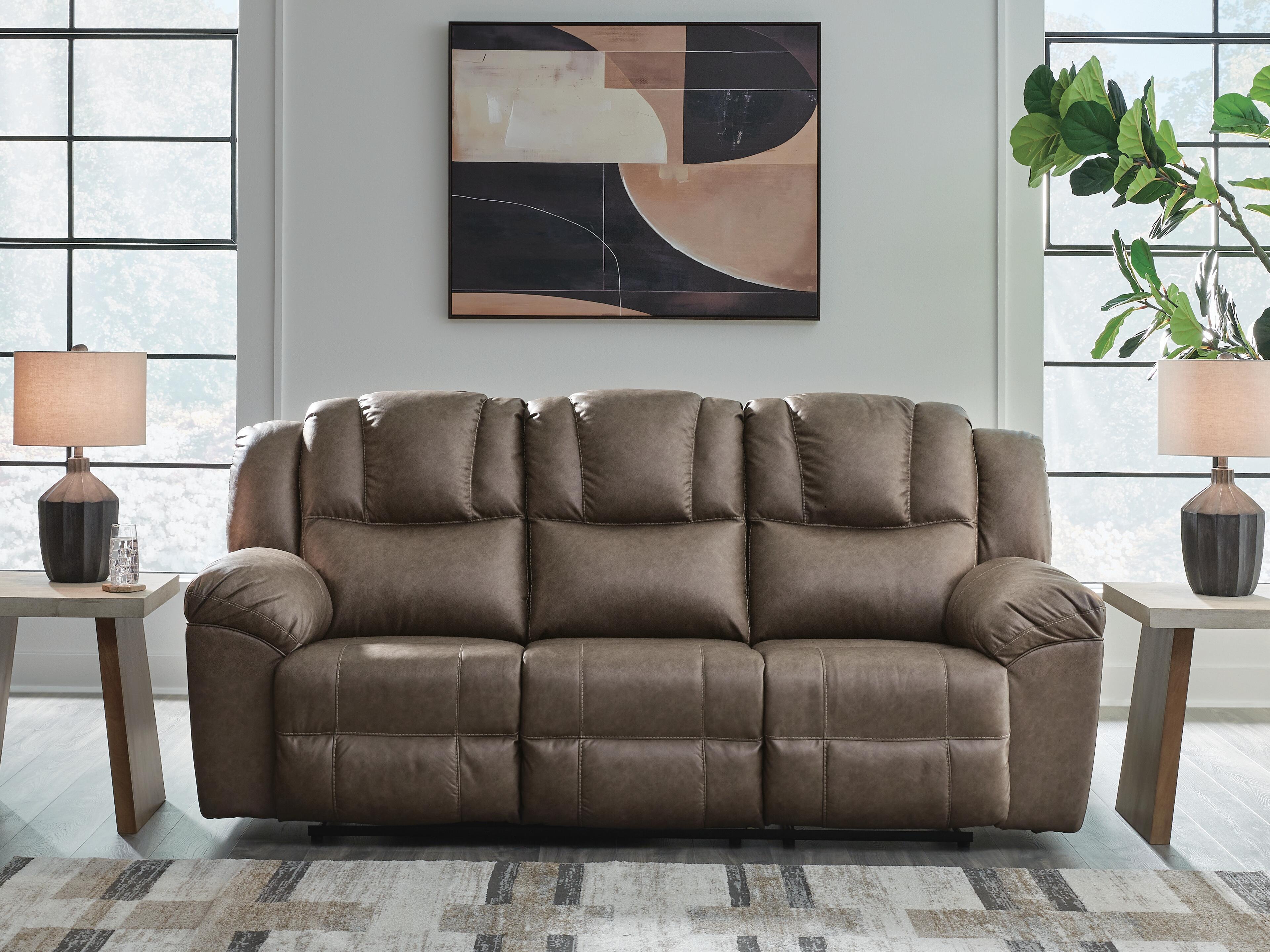 J&M Furniture - Ashley Furniture - Lowilla Reclining Sofa - Reclining Sofa - PC6450688