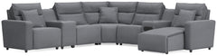 J&M Furniture - Ashley Furniture - Modmax II 7-Piece Power Reclining Sectional with Chaise and Audio System - 7-Piece Power Reclining Sectional with Chaise and Audio System - 65906S45