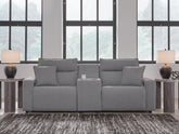 J&M Furniture - Ashley Furniture - Modmax II 3-Piece Power Reclining Sectional with Console - 3-Piece Power Reclining Sectional with Console - 65906S3