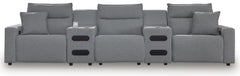 Modmax II 5-Piece Power Reclining Sectional with Audio Consoles
