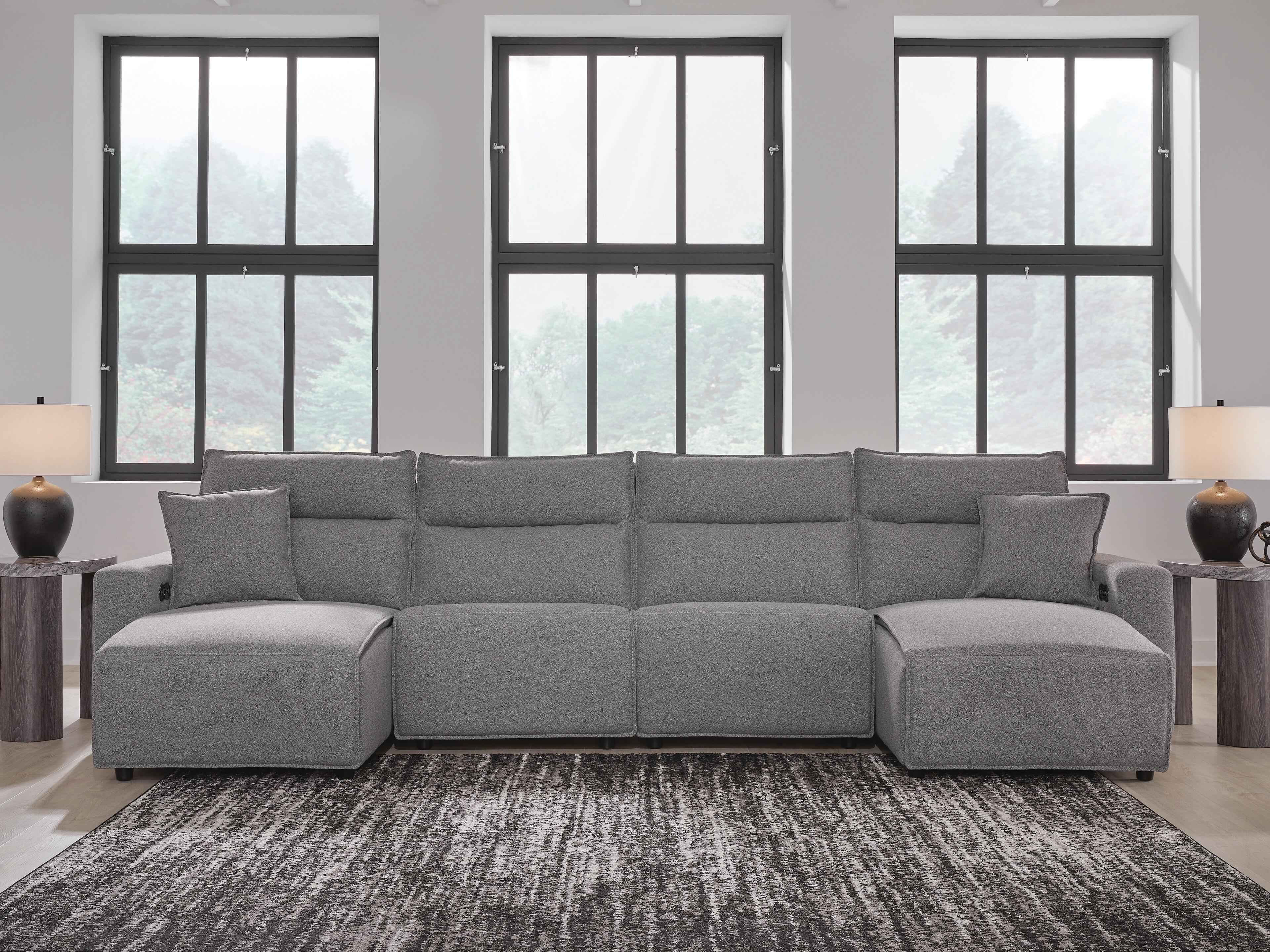 J&M Furniture - Ashley Furniture - Modmax II 4-Piece Power Reclining Sectional with Chaise - 4-Piece Power Reclining Sectional with Chaise - 65906S11