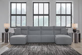 J&M Furniture - Ashley Furniture - Modmax II 4-Piece Reclining Sectional with Double Chaise - 4-Piece Reclining Sectional with Double Chaise - 65906S37