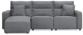 J&M Furniture - Ashley Furniture - Modmax II 3-Piece Reclining Sofa Chaise - 3-Piece Reclining Sofa Chaise - 65906S23