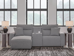 J&M Furniture - Ashley Furniture - Modmax II 3-Piece Power Reclining Sectional with Chaise and Console - 3-Piece Power Reclining Sectional with Chaise and Console - 65906S17