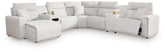 J&M Furniture - Ashley Furniture - Modmax II 7-Piece Power Reclining Sectional with Chaise and Audio Console - 7-Piece Power Reclining Sectional with Chaise and Audio Console - 65907S43