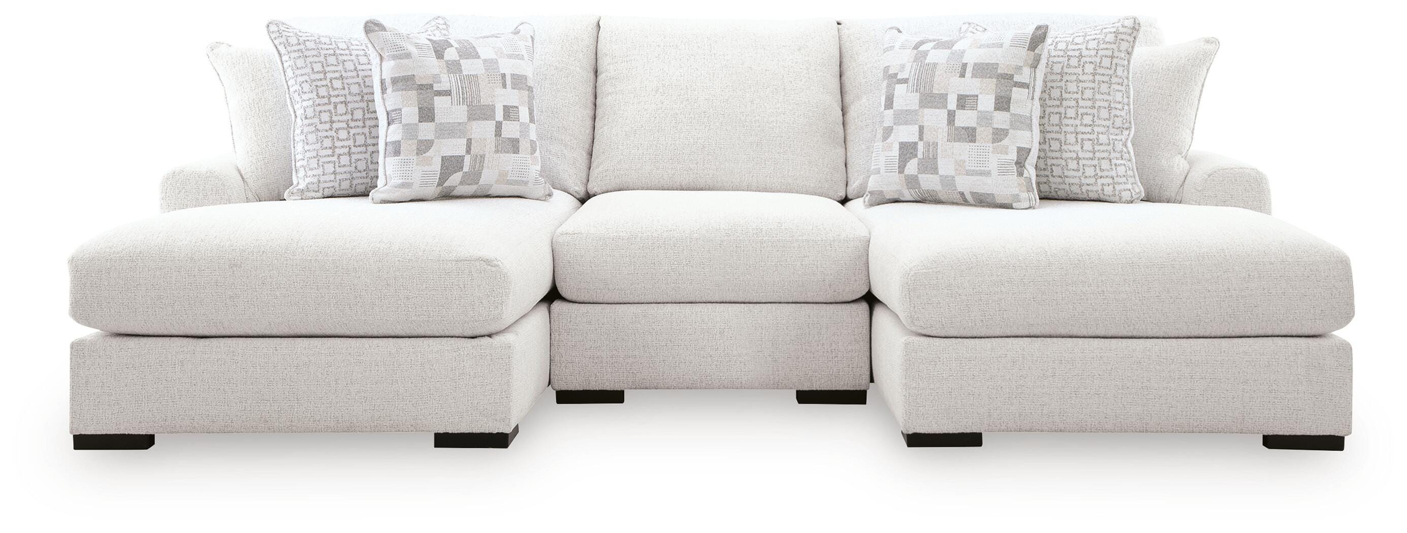 J&M Furniture - Ashley Furniture - Misty-Lakes 3-Piece Double Chaise Sectional - RAF 3-Piece Double Chaise Sectional - PC66906S7