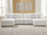 J&M Furniture - Ashley Furniture - Misty-Lakes 4-Piece Double Chaise Sectional - RAF 4-Piece Double Chaise Sectional - PC66906S8