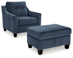 J&M Furniture - Ashley Furniture - Amity Bay Chair and Ottoman - Chair and Ottoman - 67206U1