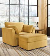 J&M Furniture - Ashley Furniture - Keerwick Oversized Chair and Ottoman - Oversized Chair and Ottoman - 67506U2