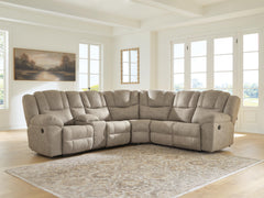 J&M Furniture - Ashley Furniture - Pearce-Pike 3-Piece Reclining Sectional with Console - 3-Piece Reclining Sectional with Console - PC69205S1