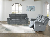 J&M Furniture - Ashley Furniture - Tip-Off Power Reclining Sofa and Loveseat - Power Reclining Sofa and Loveseat - 69304U1