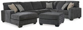 J&M Furniture - Ashley Furniture - Tracling 3-Piece Sectional and Ottoman - 3-Piece Sectional and Ottoman - 72600U2