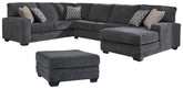 J&M Furniture - Ashley Furniture - Tracling 3-Piece Sectional with Ottoman - 3-Piece Sectional with Ottoman - 72600U1