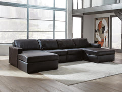 J&M Furniture - Ashley Furniture - Modmax II 4-Piece Double Chaise Sectional - RAF 4-Piece Double Chaise Sectional - 74305S19