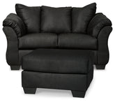 J&M Furniture - Ashley Furniture - Darcy Loveseat and Ottoman - Loveseat and Ottoman - 75008U6