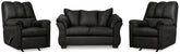 J&M Furniture - Ashley Furniture - Darcy Loveseat and 2 Recliners - Loveseat and 2 Recliners - 75008U13