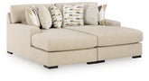 J&M Furniture - Ashley Furniture - Laurelgrove Super Chaise - RAF Super Chaise / Pebble - 75105S6