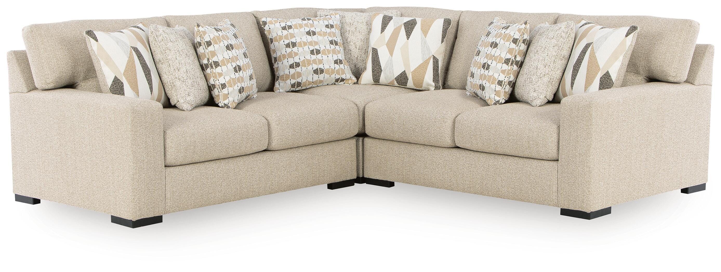 J&M Furniture - Ashley Furniture - Laurelgrove 3-Piece Sectional - RAF 3-Piece Sectional - 75105S5