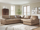 J&M Furniture - Ashley Furniture - Veronella 5-Piece Sectional with Chaise - RAF 5-Piece Sectional with Chaise - 76106S13