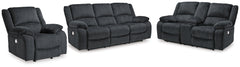 J&M Furniture - Ashley Furniture - Draycoll Power Reclining Sofa, Loveseat and Recliner - Power Reclining Sofa, Loveseat and Recliner - 76504U5