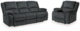 J&M Furniture - Ashley Furniture - Draycoll Reclining Sofa and Recliner - Reclining Sofa and Recliner - 76504U3