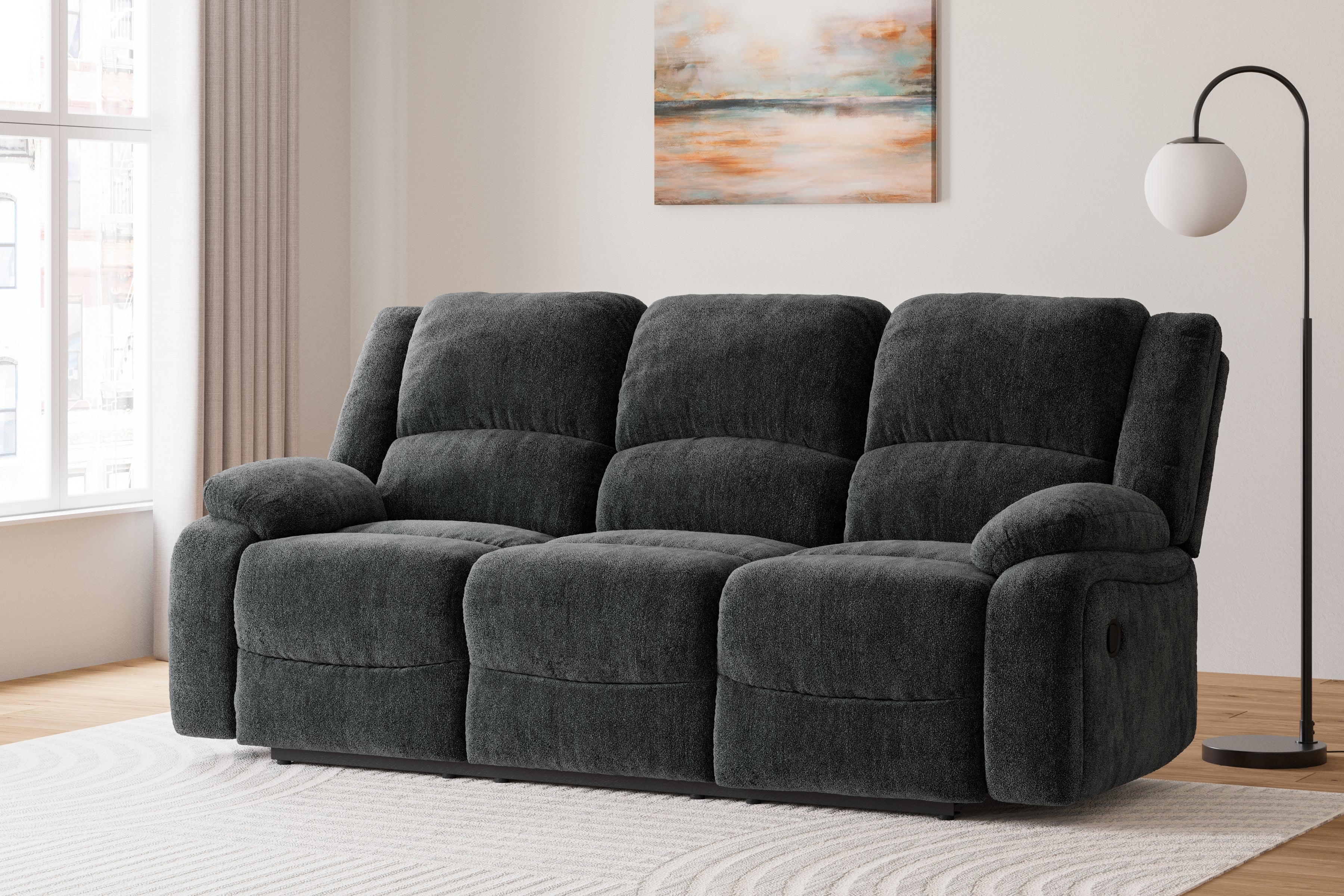 J&M Furniture - Ashley Furniture - Draycoll Reclining Sofa - Reclining Sofa - 7650488