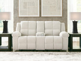 J&M Furniture - Ashley Furniture - Orlen Reclining Loveseat with Console - DBL Rec Loveseat w/Console - 8160294