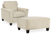 J&M Furniture - Ashley Furniture - Abinger Chair and Oversized Ottoman - Chair and Oversized Ottoman - 83904U7