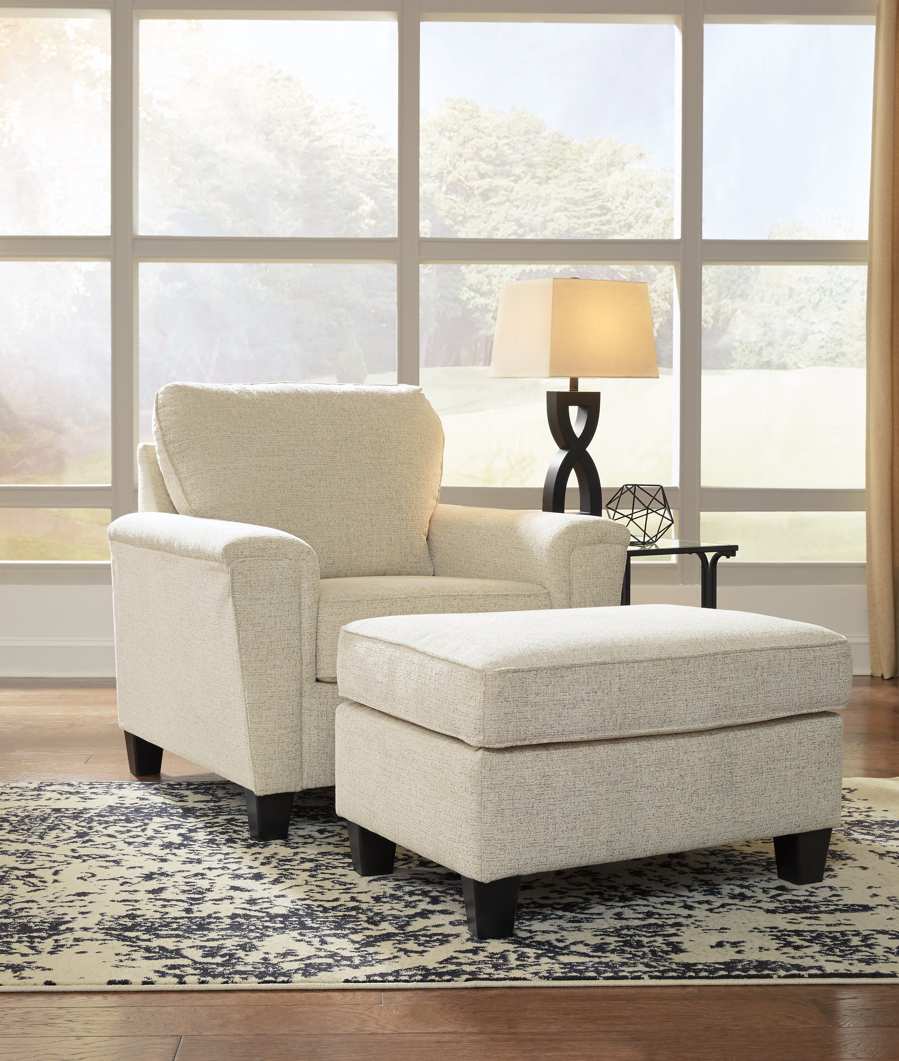 J&M Furniture - Ashley Furniture - Abinger Chair and Ottoman - Chair and Ottoman - 83904U4
