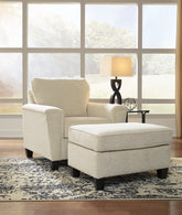 J&M Furniture - Ashley Furniture - Abinger Chair and Ottoman - Chair and Ottoman - 83904U4