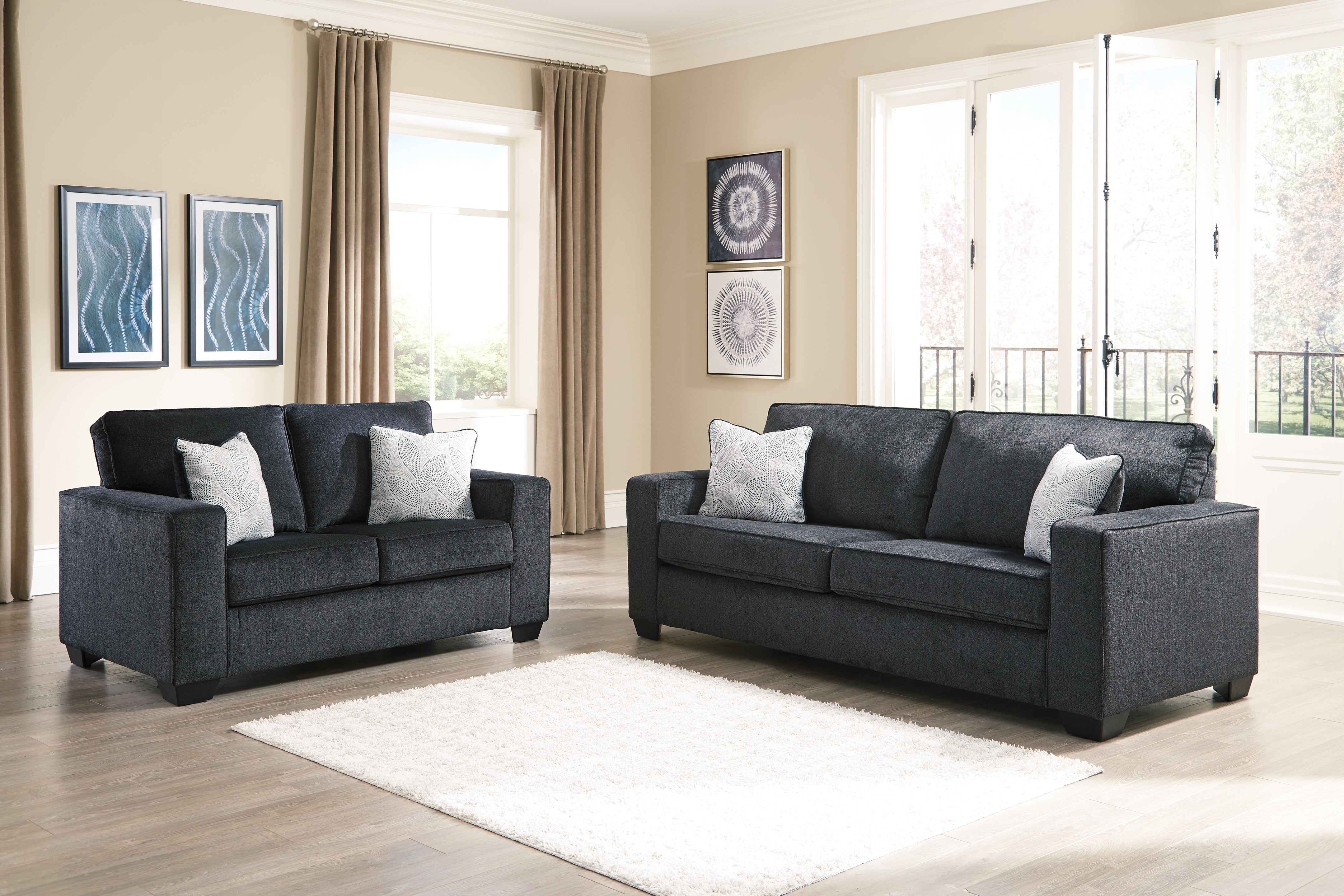 J&M Furniture - Ashley Furniture - Altari Sofa Sleeper and Loveseat - Sofa Sleeper and Loveseat - 87213U4